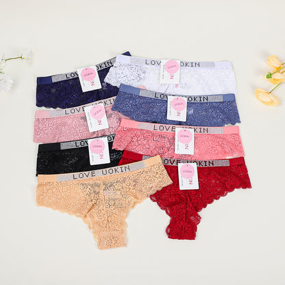 2Pcs Set Butterfly Embroidery Front Closure Wireless Adjustable Gather Bra with Underwear